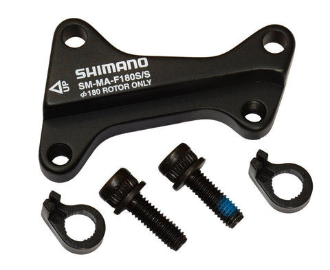 Shimano SM-MA-F180S/S - Disc Brake Mount Adapter - 180mm - Front - I.S./I.S. (ISMMAF180SSA)