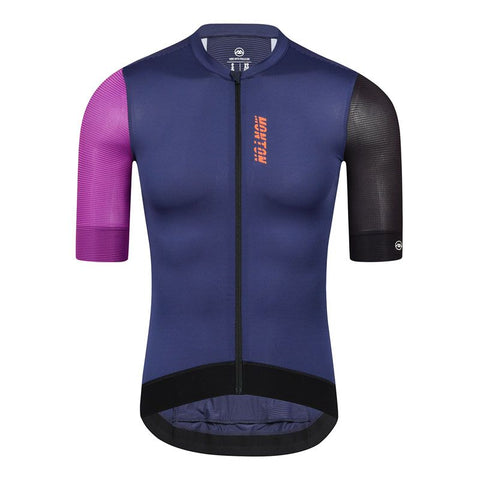 Monton CYCLING JERSEY URBAN+ TRAVELER EVO BLUE