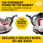 Saris BONES EX 2-BIKE Trunk Rack