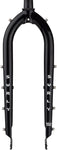Surly Cocktail Fork - 27.5", QRx100mm, 1-1/8" Straight Steerer, 420mm Axle To Crown, Steel, Black