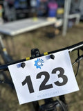 Brightliant Designs Handlebar Race Number w/ Quick Release