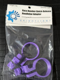 Brightliant Designs Handlebar Race Number w/ Quick Release