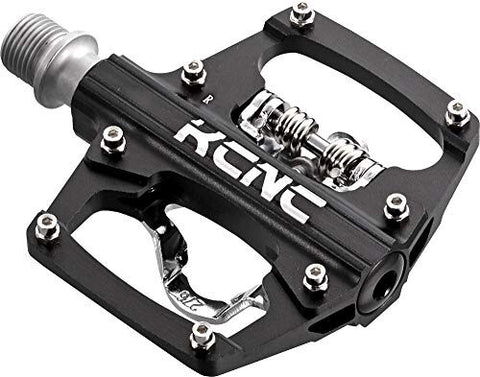 KCNC MTB Clipless Pedal, CNC Body (AL6061) & Cr-Mo Axle - BLACK