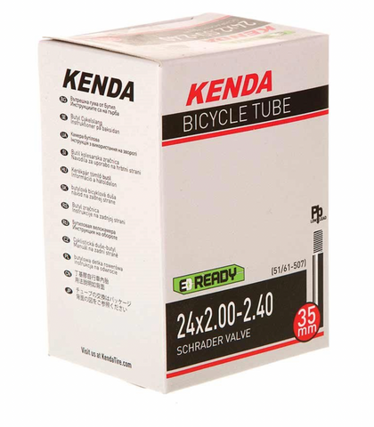 Kenda, Schrader, Tube, Schrader, Length: 35mm, 24'', 2.00-2.40