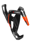 Elite CUSTOM RACE PLUS BLACK - Glossy, Orange Graphic
